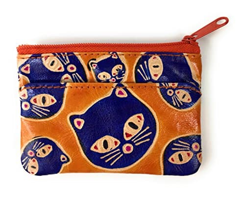 Cat Coin Purse : Zipper Closure