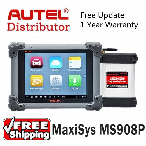 Ship from USA Autel Maxisys Pro MS908P MS908 Pro Auto Diagnostic Scanner With ECU Coding and J2534 Reprogramming Function Diagnostic Tool