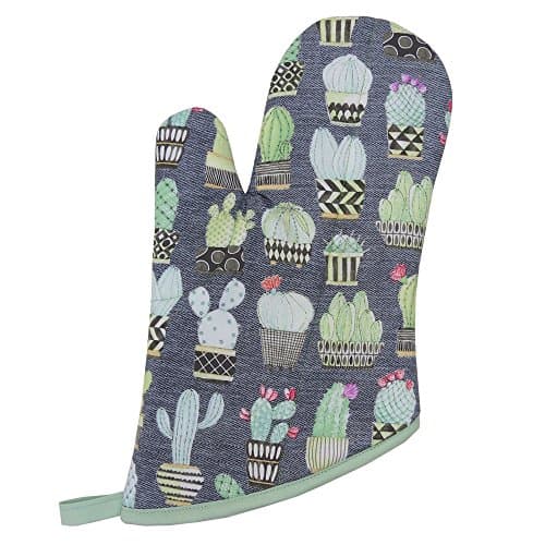Cactus Plants Oven Mitt - Handmade