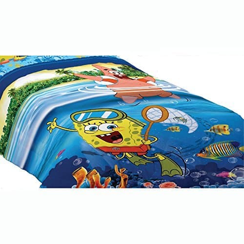 Spongebob Squarepants Twin Comforter Sea Adventure Bedding