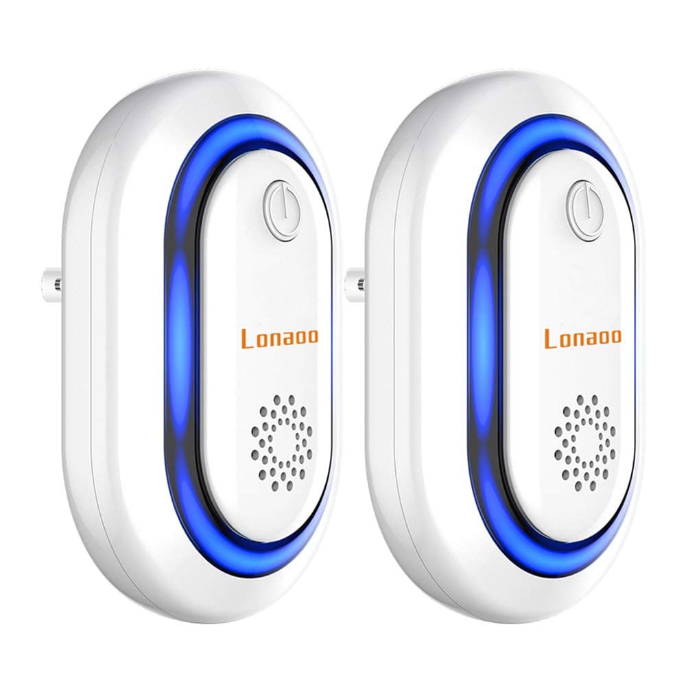 Ultrasonic Pest Repeller - UPGRADE Electronic Electromagnetic Simulation Pest Control Repellent Plug in Pest Reject for Anti Mice, Fruit Flies, Ants, Bed bugs, Cockroaches, Mosquitoes, Spiders,2 Pack