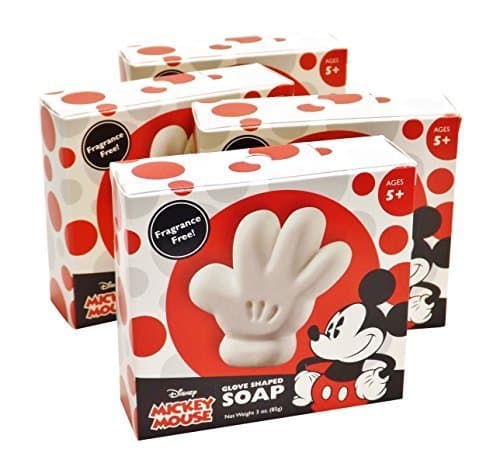 Cotton Buds Mickey Mouse Glove Shaped Soap, 3 Count
