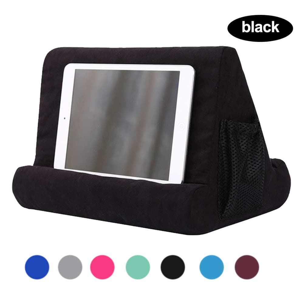Soft Pillow for iPads, Multi-Angle Pillow Lap Stand,Tablet Computer Stand for eReaders, Smartphones, Books, Magazine