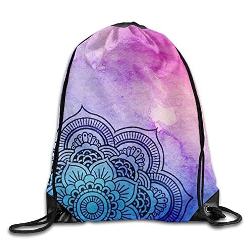 hgdsafiga 3D Print Drawstring Backpack Rucksack Shoulder Bags Gym Bag Lightweight Travel Backpack Watercolour Printing