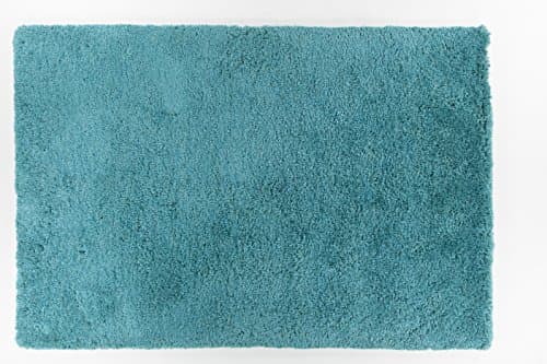 Chandra Rugs Osim Rectangular Hand Woven Contemporary Area Rug, 5' x 7'6", Turquoise