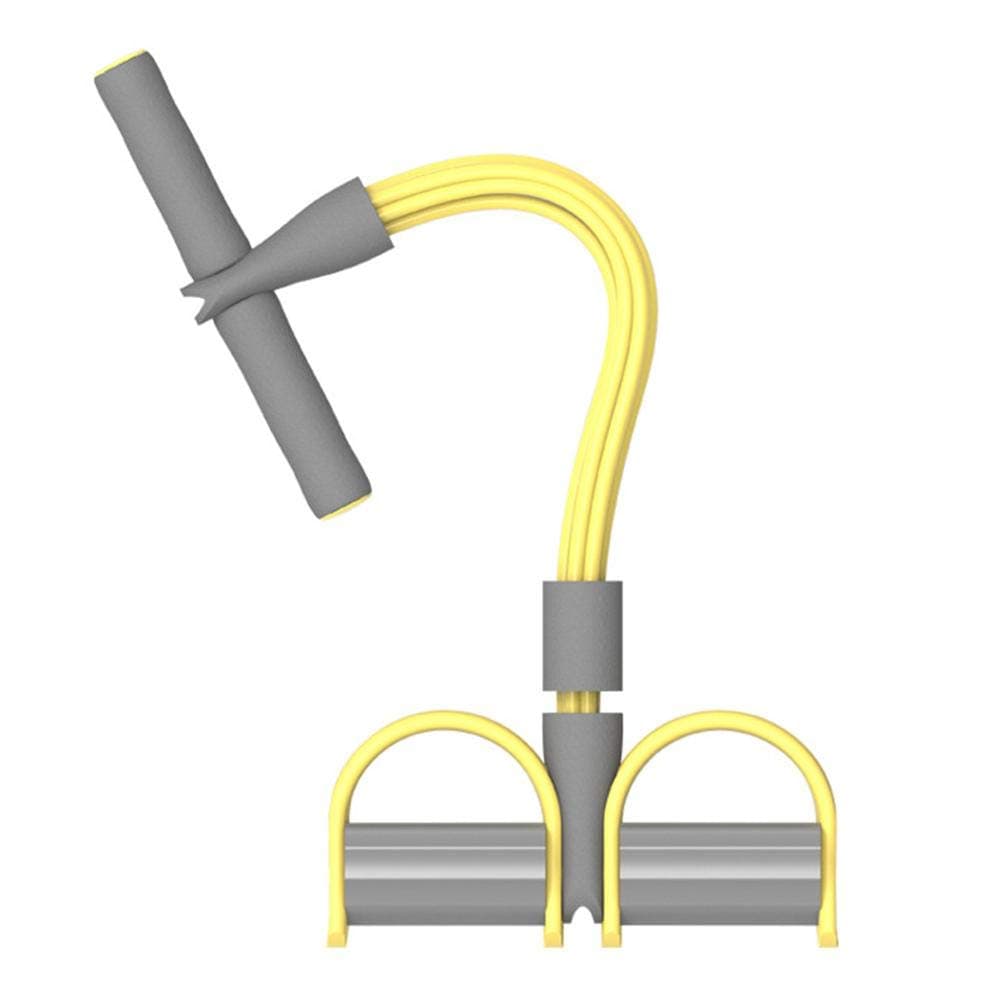 Lightcolor Foot Pedal Elastic Pull Rope , Multifunction Tension Rope with Handle Fitness Equipment for Abdomen Waist Arm Leg Stretching Slimming Training