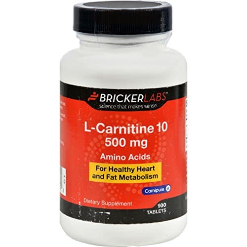 2Pack! Bricker Labs Carnipure L-Carnitine - 500 mg - 100 Tablets
