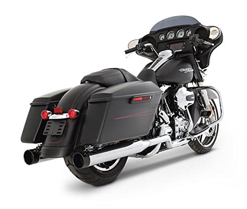 Rinehart Racing 2009-2016 Xtreme True Duals Chrome with Black End Caps (4" Mufflers)