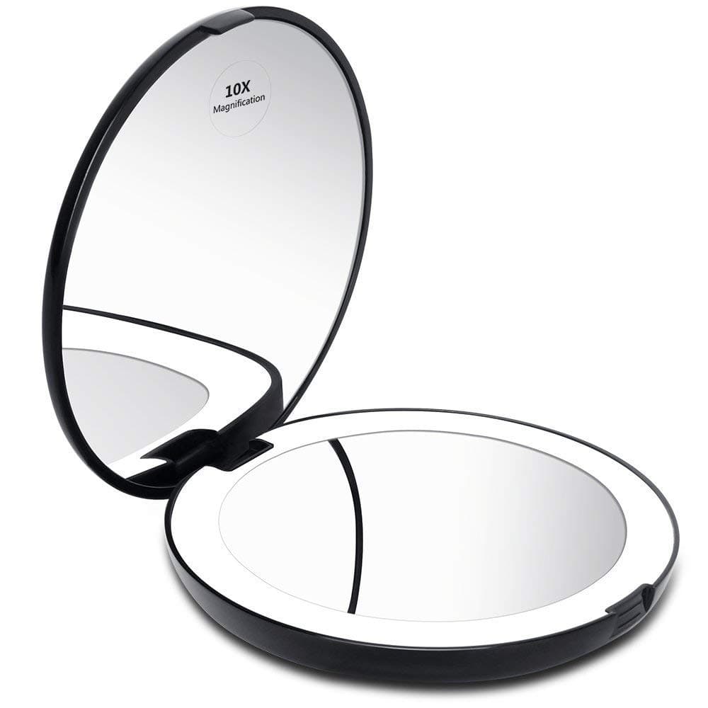 KEDSUM LED Lighted Compact Travel Mirror