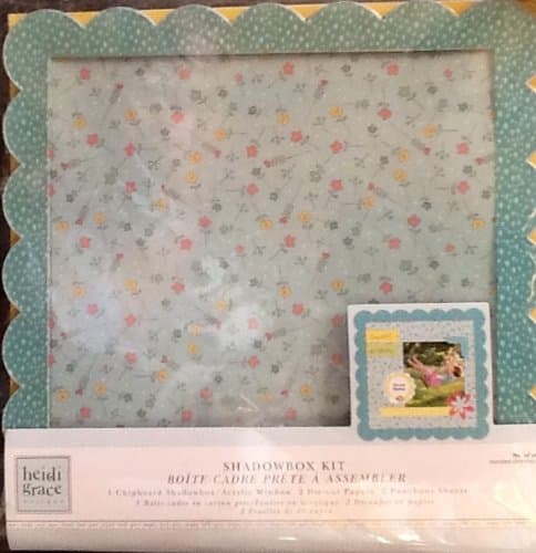 Heidi Grace Shadow Box Kit ~ 8" Sunshower Frame for 6 1/2" Acrylic Window for Photo & Embellishments