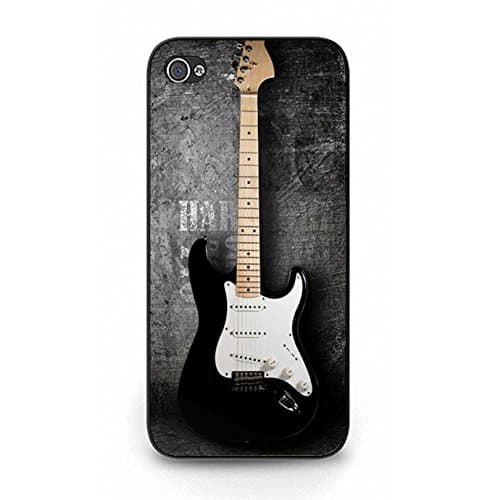 Iphone 5 5s SE Case,Guitar Phone Case,Creative Vintage Guitar Printed Pattern Custom Hard Case for Iphone 5 5s SE