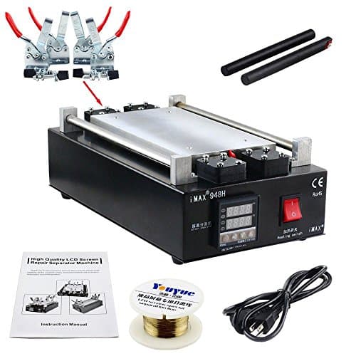 IMAX iPhone Galaxy HTC Samsung Galaxy S2 S3 S4 7" cellphone LCD Screen Separator Machine Screen Glass Repair LCD Removal Hot Plat (SI948H),.