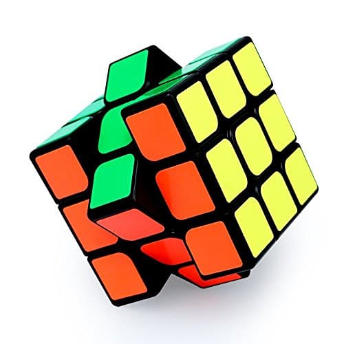 JUJUISM Speed Cube 3x3x3 Sticker Magic Cube Smooth Cube Twisty Puzzle Athletics Competition Kids Toys Gifts Prize