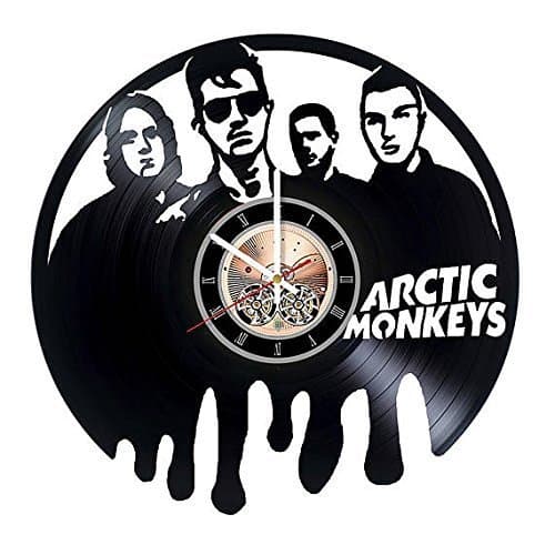 Handmade Vinyl Wall Clock Arctic Monkeys Vinyl Record Wall Clock gift idea wall art decor