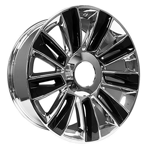 22 GMC Denali Sierra Wheel Triple Chrome with Black Inserts 22×9