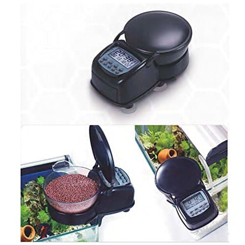 Digital Fish Food Feeder Automatic Pond Aquarium Tank Programmable Feeding Timer