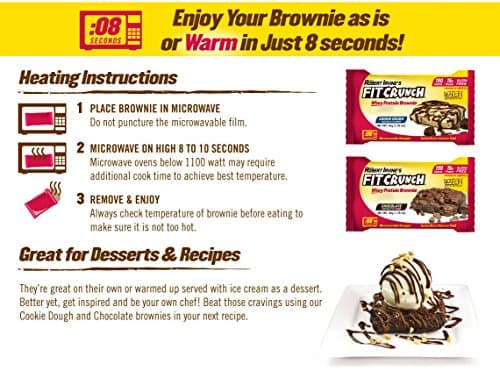 FIT CRUNCH BROWNIES-COOKIE DOUGH