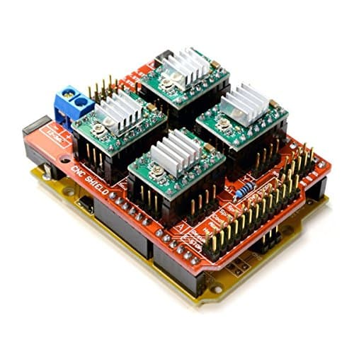 CNC V3 Shield + UNO R3 Arduino Compatible Board + 4 PCS Allegro A4988 StepStick Stepper Drivers