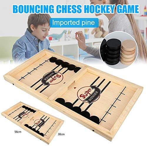 Puck Game Tabletop Board Game, Fast Sling Puck Game Paced Winner Board Games Educational Toys Gifts for Adult Kids