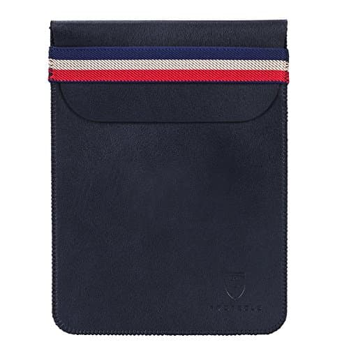 PROTECLE Slim Sleeve Case for Kindle eReader– mLeather Kindle Pouch Case Elastic Band Closure (Black)