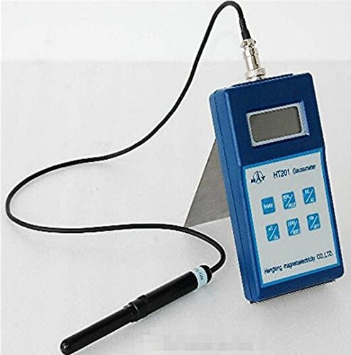 May W Intruments® New HT201 Tesla Meter Surface Magnetic Field Gauss Meter Tester Ac & Dc Flux Meter Ht201 Digital Gaussmeter