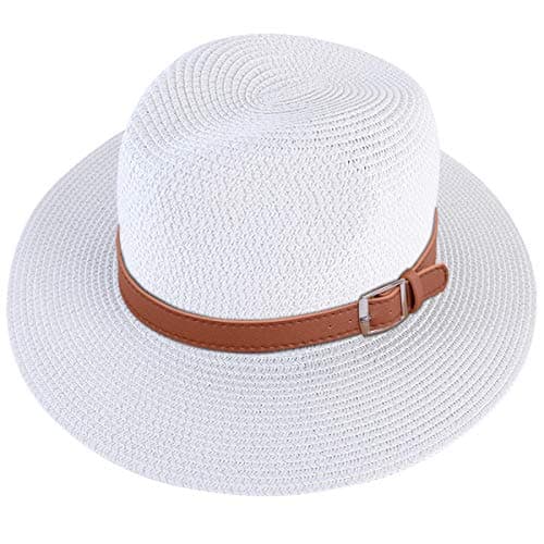 Summer Beach Sun Hats for Men Foldable Floppy Travel Packable Staw Hat, Wide Brim Hat