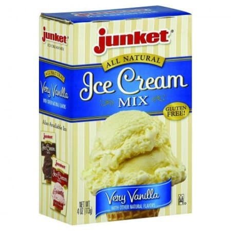Junket Vanilla Ice Cream Mix, 4-Ounce Boxes (Pack of 24)