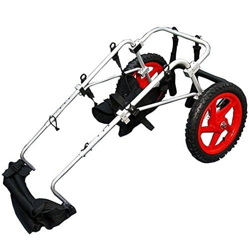 Dog Wheelchair, Adjustable Sizes and Soft Harnesses Multiple Sizes for Pet Rehabilitation