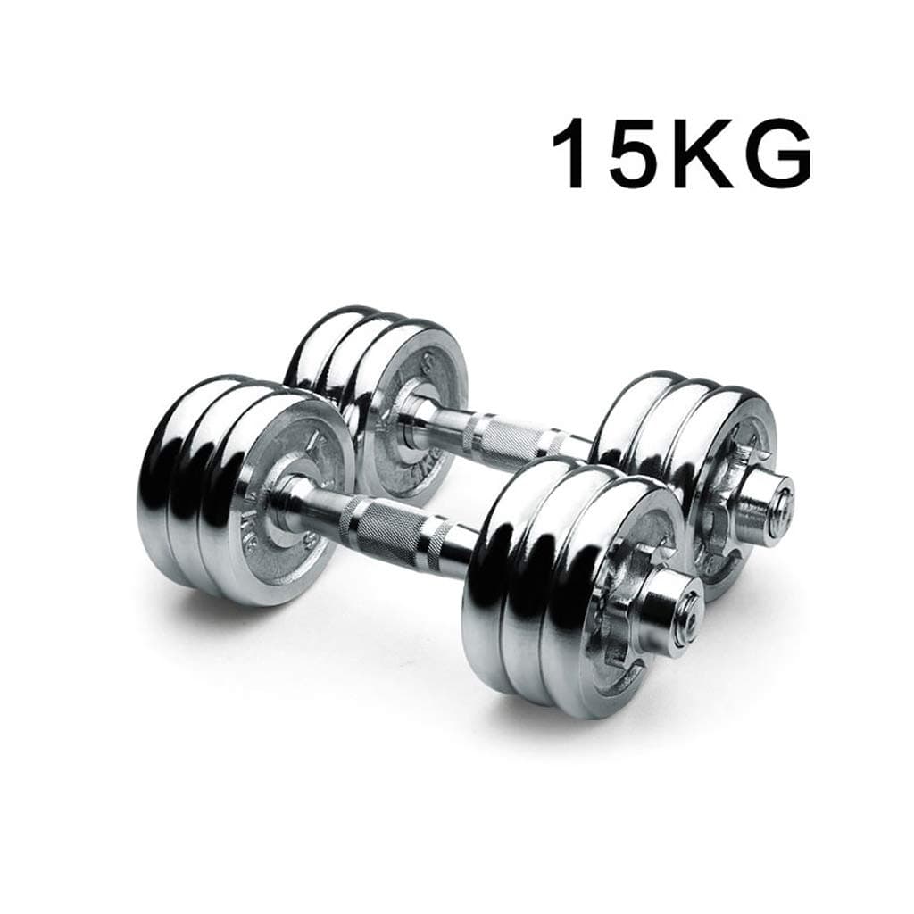 Love lamp Dumbbells Adjustable Electroplated Dumbbell Weightlifting Set Solid Pure Steel Fitness Training Equipment Exercise Arm Muscle Family Dumbbell Dumbbells 20 lbs