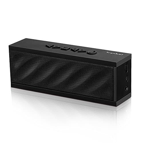 Tranbel MagicBox II Plus Portable Wireless Bluetooth 4.0 Speaker, 10W Output with Dual 5W Acoustic Driver & Upgraded Bass Enhancement, Built in Microphone for Hands-Free Call