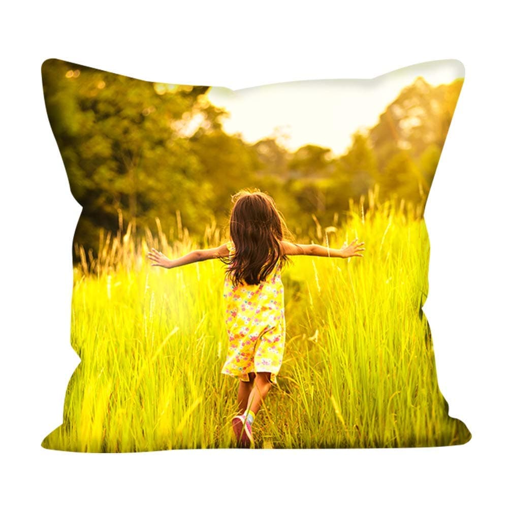 binibini Custom Pillow Personalized Photo Pillow (Including Pillowcore) with Duplex Print Image/Text Unique Birthday Anniversary Custom Gift for Her/Him(16X16)