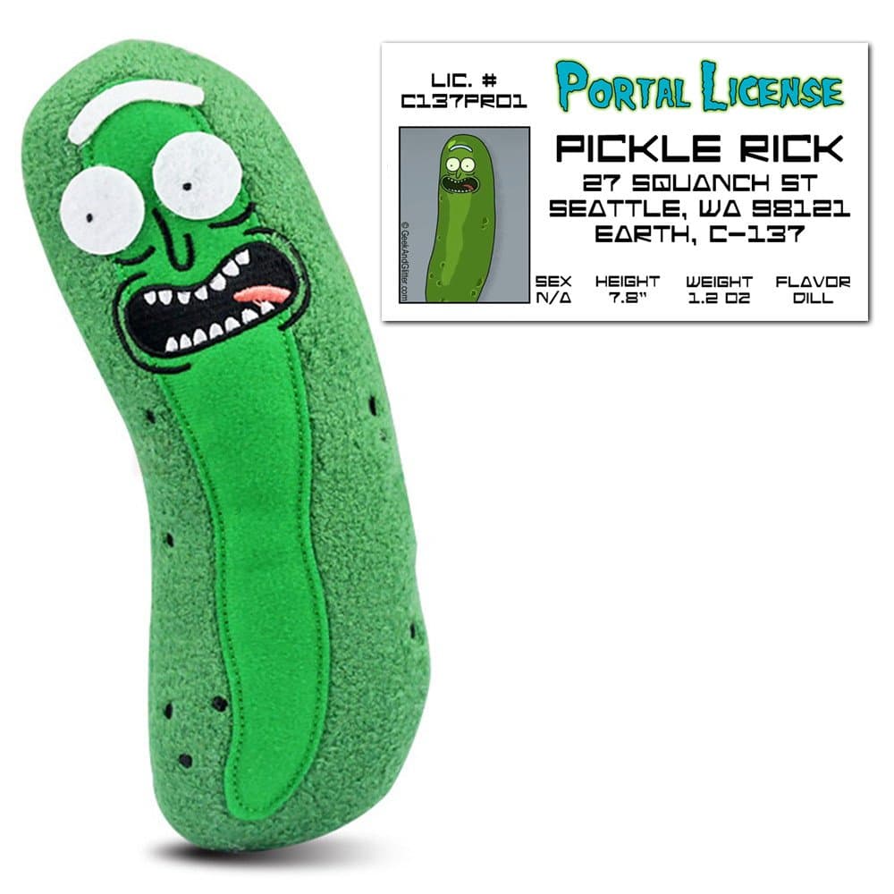 Geek and Glitter Pickle (Pickel Rick)