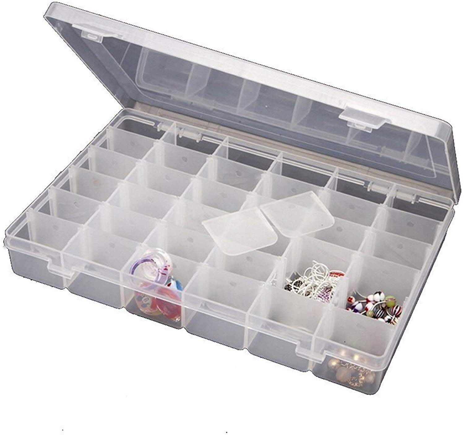 Topinon Multipurpose Plastic Jewellery Organizer(Transparent)