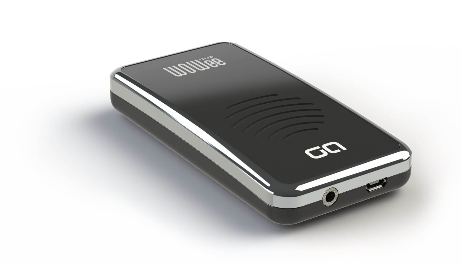 WOWee One Slim Portable Speaker for iPad, iPhone, MP3 Players, Laptops, Mobile Phones, Personal Game Systems (Black/Chrome)