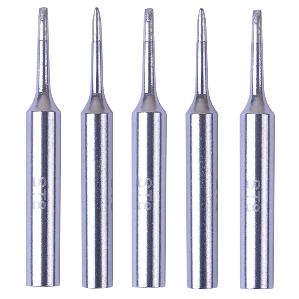 Bleiou 5 Pack Replacement ST8 Soldering Iron Tips for Weller WLC100, SPG40, SP40L, SP40N, SP40NKUS, WP25, WP30, WP35