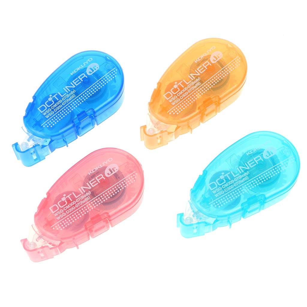 Gjyia Mini Double Sided Adhesive Roller Tape Glue Dot Liner Petit Disposable For DIY