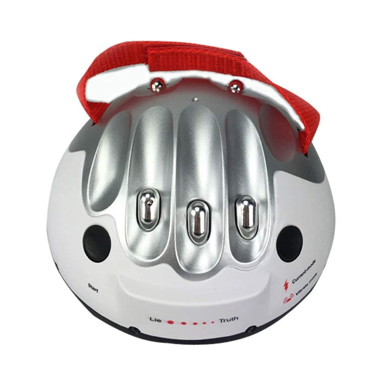 Polygraph Shocking Liar Micro Electric Lie Detector Test Truth Dare Game (silver) Jasnyfall