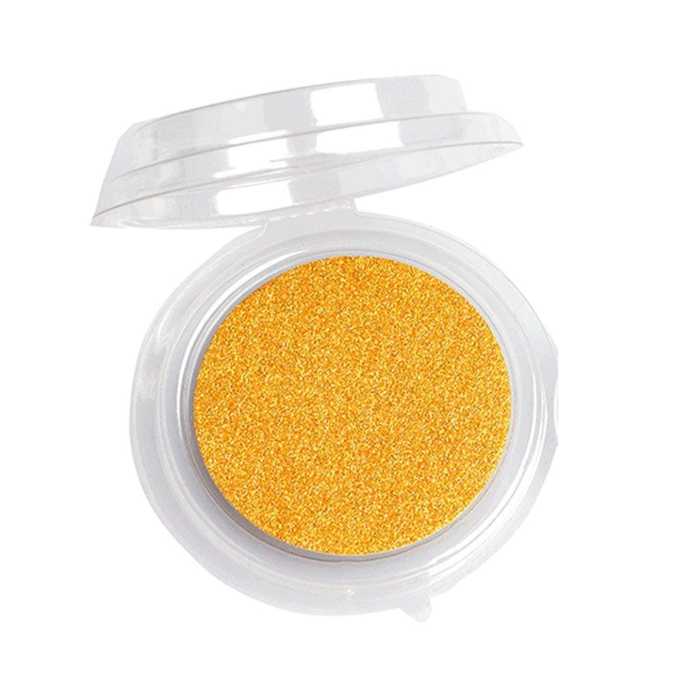 Kehuashina 100pcs Disposable Empty Clear Round False Eyelashes Storage Case Eye Makeup Tool Gold