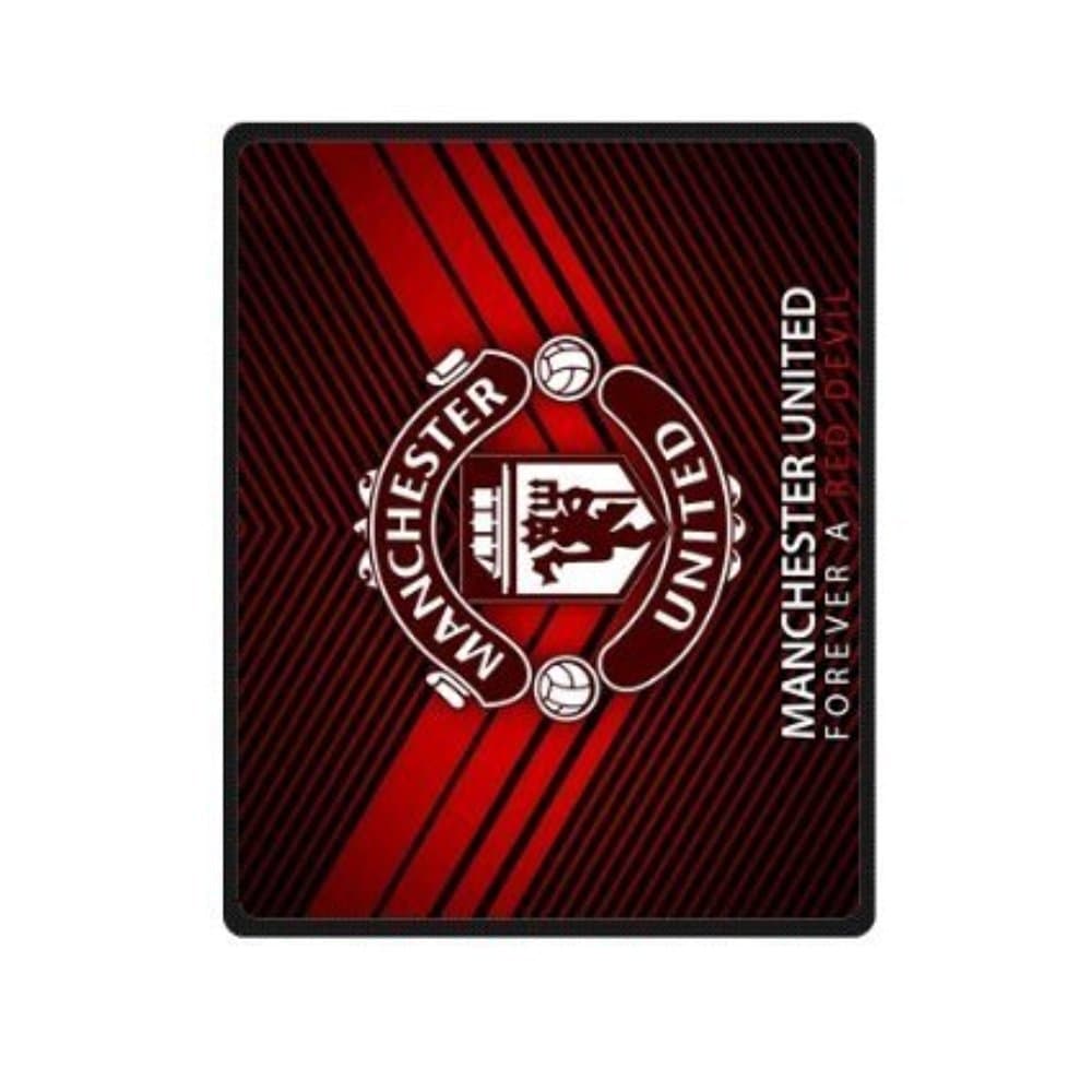 Creative Blanket Manchester United Red Devils Design Sofe Bed/Sofa Fleece Blanket Sheet Throw Bedding Blanket Sofe Bed/Sofa Fleece Throw 58 Inch x 80 Inch Large