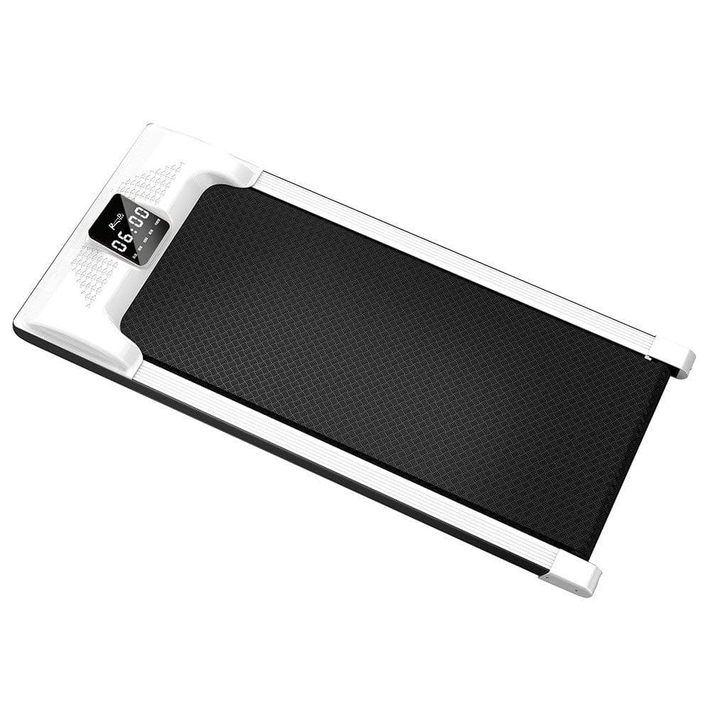 Electric Flat Treadmill, Low Noise Design with Rolling Wheels Trainer Equipment Running Machine Perfect for Home use