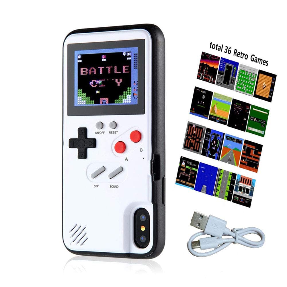 QKArrow iPhone 11 Pro Gameboy Case with Color Display, Game Console Case for iPhone 11 Pro, Cool iPhone Case