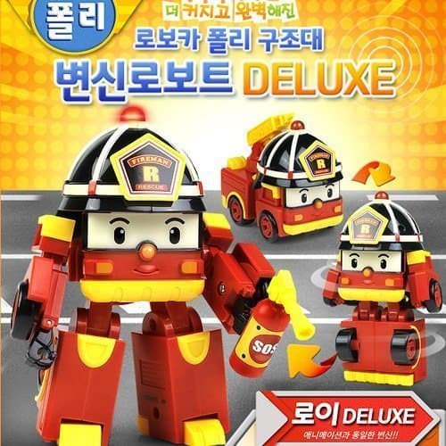 Robocar Poli Deluxe Transforming Robot Toy - Roi