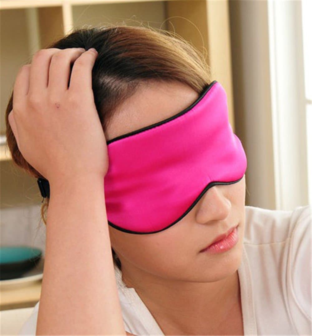 applestore Sleep Eye Mask Adjustable Band Strap Double Sided Silk 921cm Slim-line Stylish