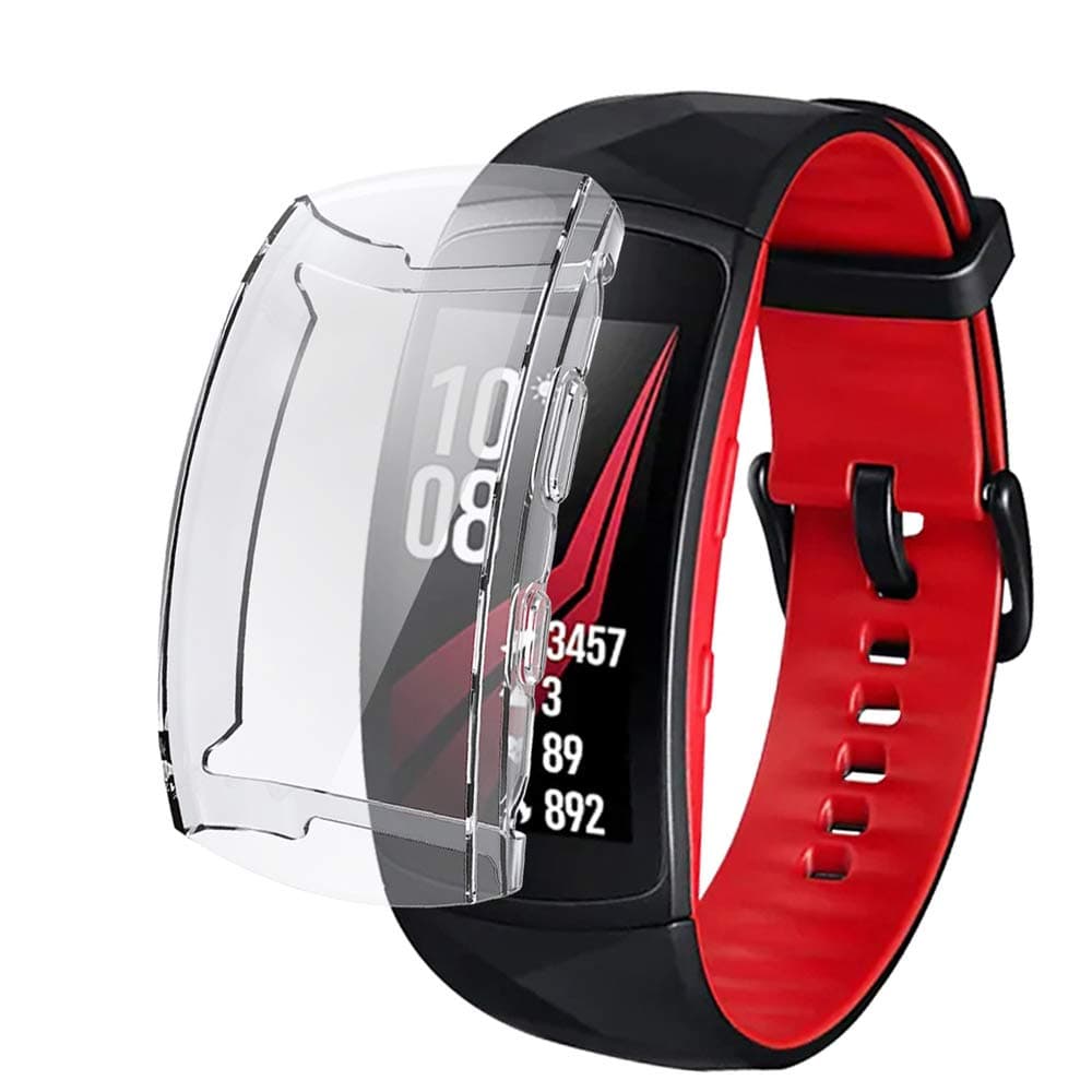 iHYQ Screen Protector Case for Samsung Gear Fit 2 Pro,TPU Full Protection Scratch Resistant Cover Slim for Samsung Gear Fit2 Pro Accessory