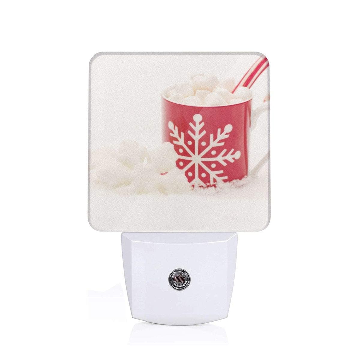 Hot Chocolate, Snow LED Plug in Night Light with Auto Dusk to Dawn Sensor