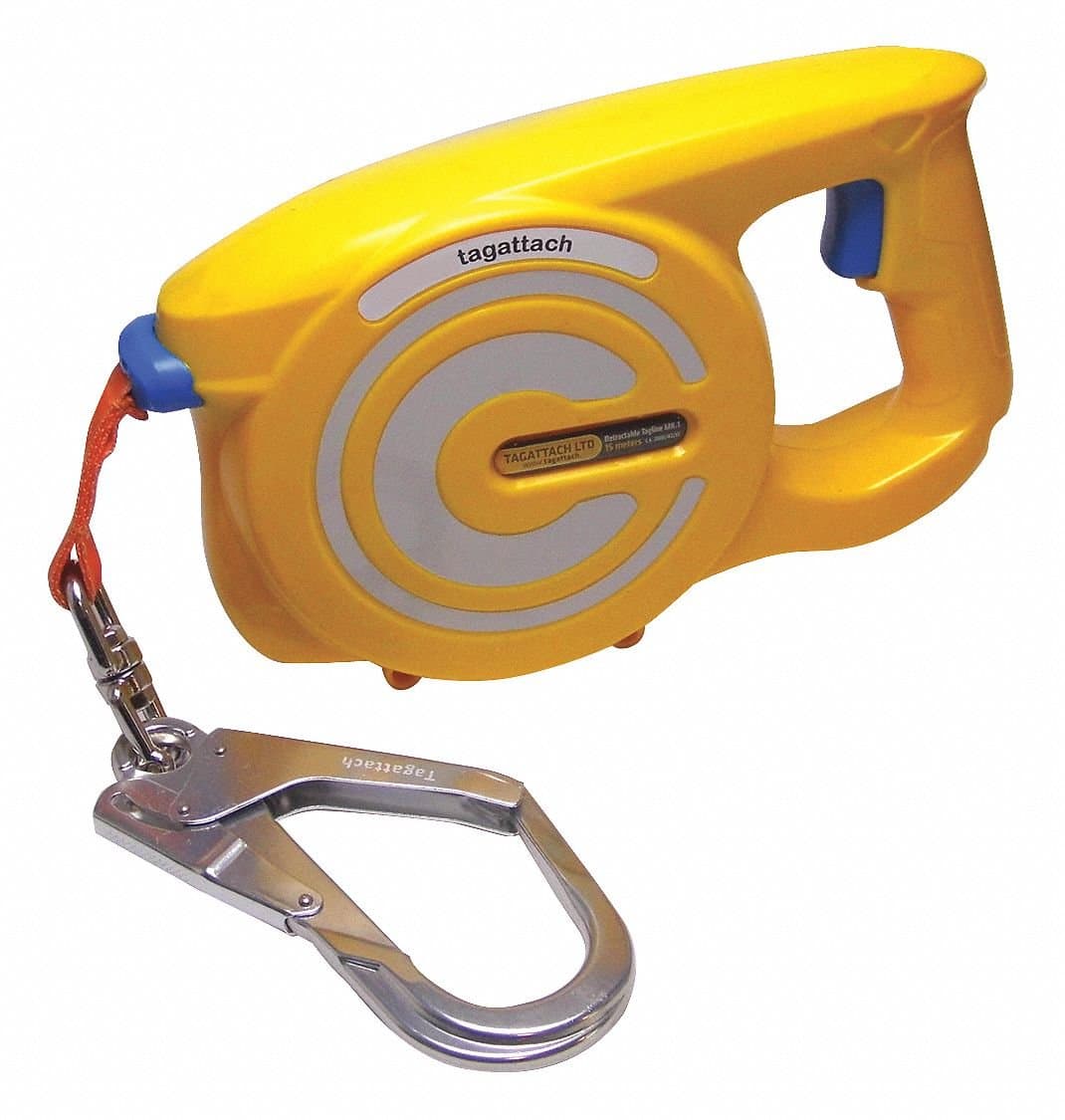 15m Retractable Tagline, Yellow/Orange/Gray