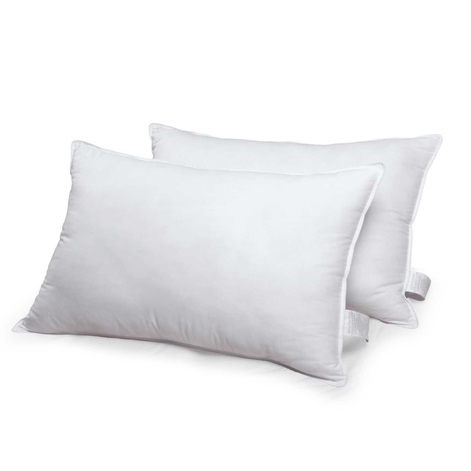 Newpoint 2-Pack 180 Thread Count Gel Fiber Filled Bed Pillow, Standard