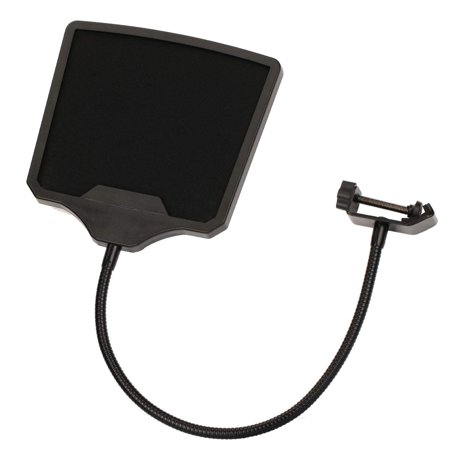 Dual Layered Studio Microphone Pop Filter Wind Pop Screen With A 360° Clip Stabilizing Armfor Recording studio and singing