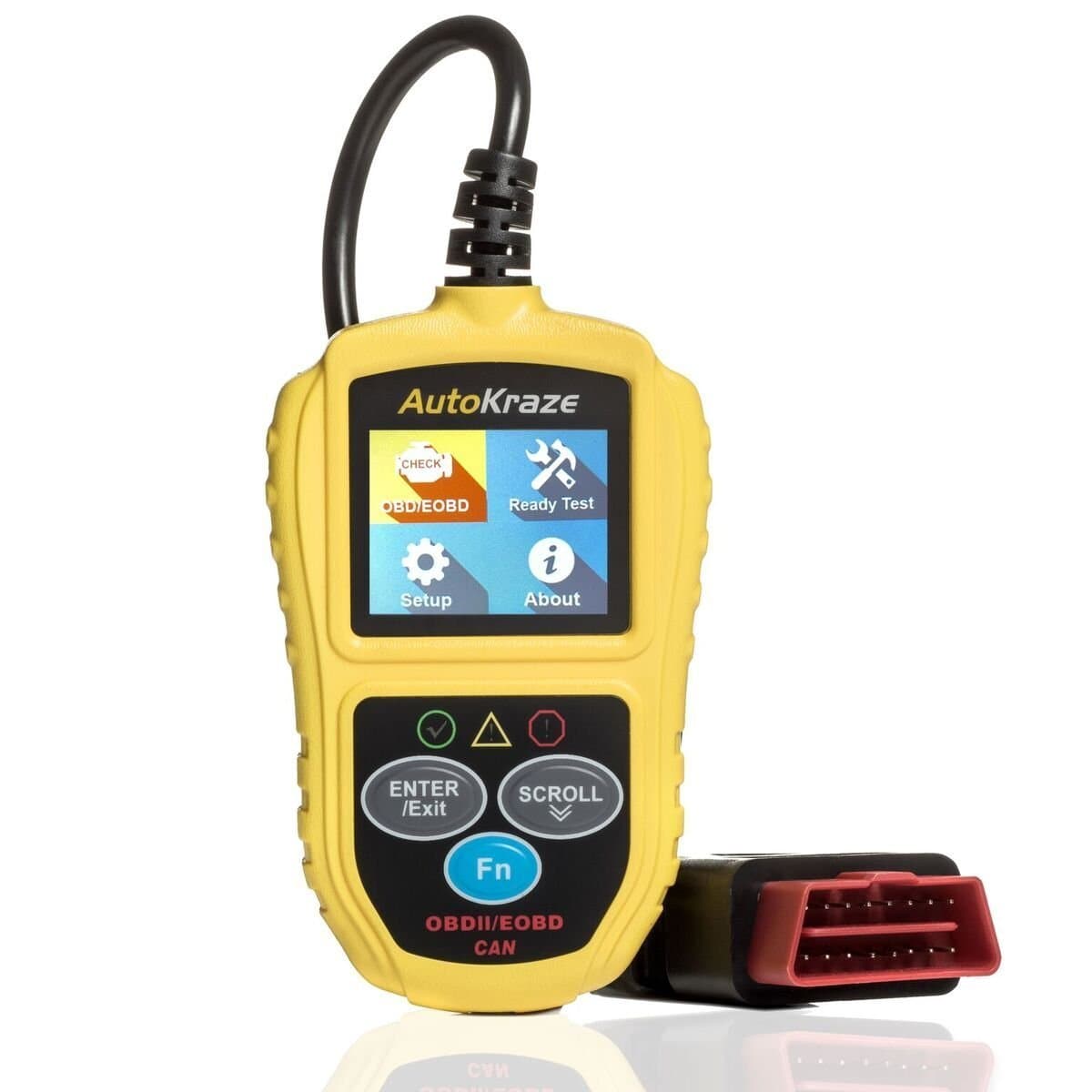 OBD2 Scanner - Car Engine Fault Code Reader | New 2019 Design - Newest Version - CAN Diagnostic Scanner - Clears Trouble Codes to Save You Money | Vehicles of Any Brand | Reliable Durable Easy to Use