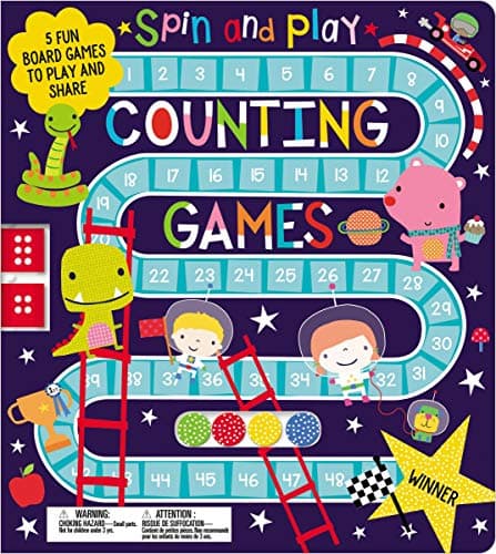 Counting Games: 5 Board Games to Play and Share (Spin and Play)